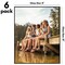 Americanflat Front Loading Picture Frame Set - Set of 6- Multi Picture Frames - Perfect for Photos and Wall Decor - Shatter Resistant Glass - Hanging Hardware with Snap-Out Easel